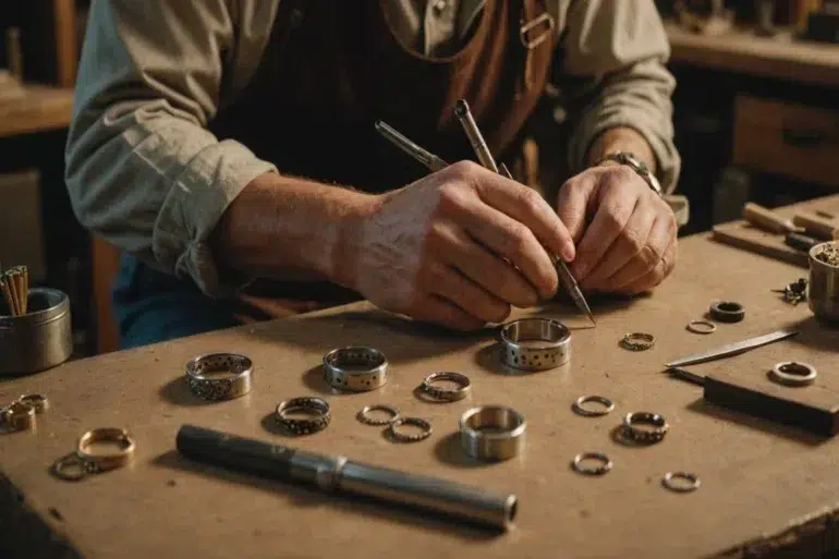 Bagues à sertir : élégance et personnalisation sur mesure