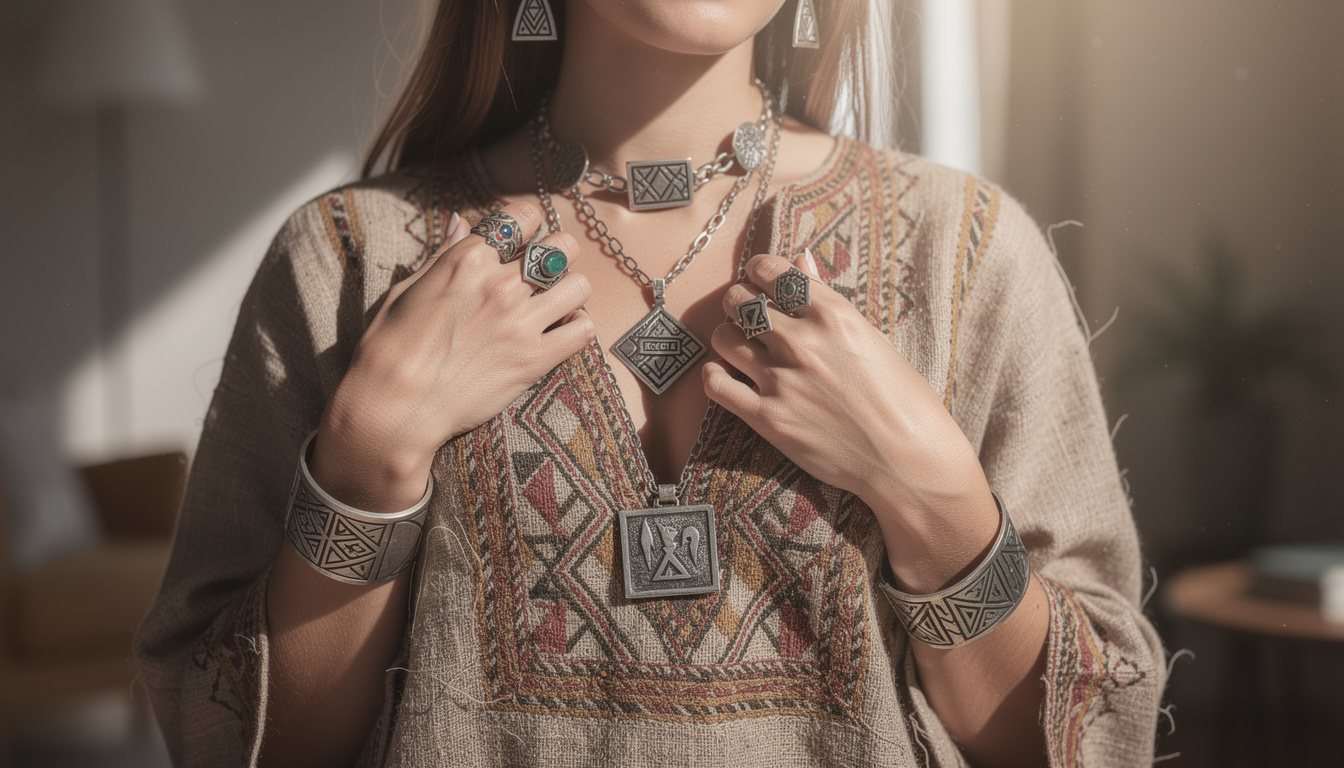 découvrez l'histoire fascinante des bijoux berbères, leurs motifs typiques et des conseils pour les porter avec style aujourd'hui.