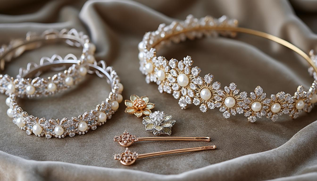 découvrez nos conseils pour intégrer élégamment des bijoux de tête à une coiffure simple, sans commettre de faute de goût.