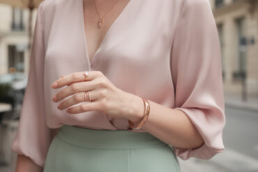 découvrez nos conseils pour associer vos bijoux en or rose avec des tenues pastel élégantes et sublimer votre style avec délicatesse et raffinement.