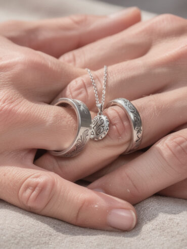 découvrez nos idées de bijoux gravés pour couples, parfaits pour symboliser votre lien affectif avec élégance et émotion.