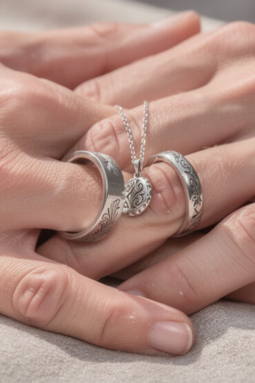 découvrez nos idées de bijoux gravés pour couples, parfaits pour symboliser votre lien affectif avec élégance et émotion.