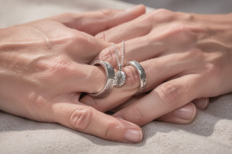 découvrez nos idées de bijoux gravés pour couples, parfaits pour symboliser votre lien affectif avec élégance et émotion.