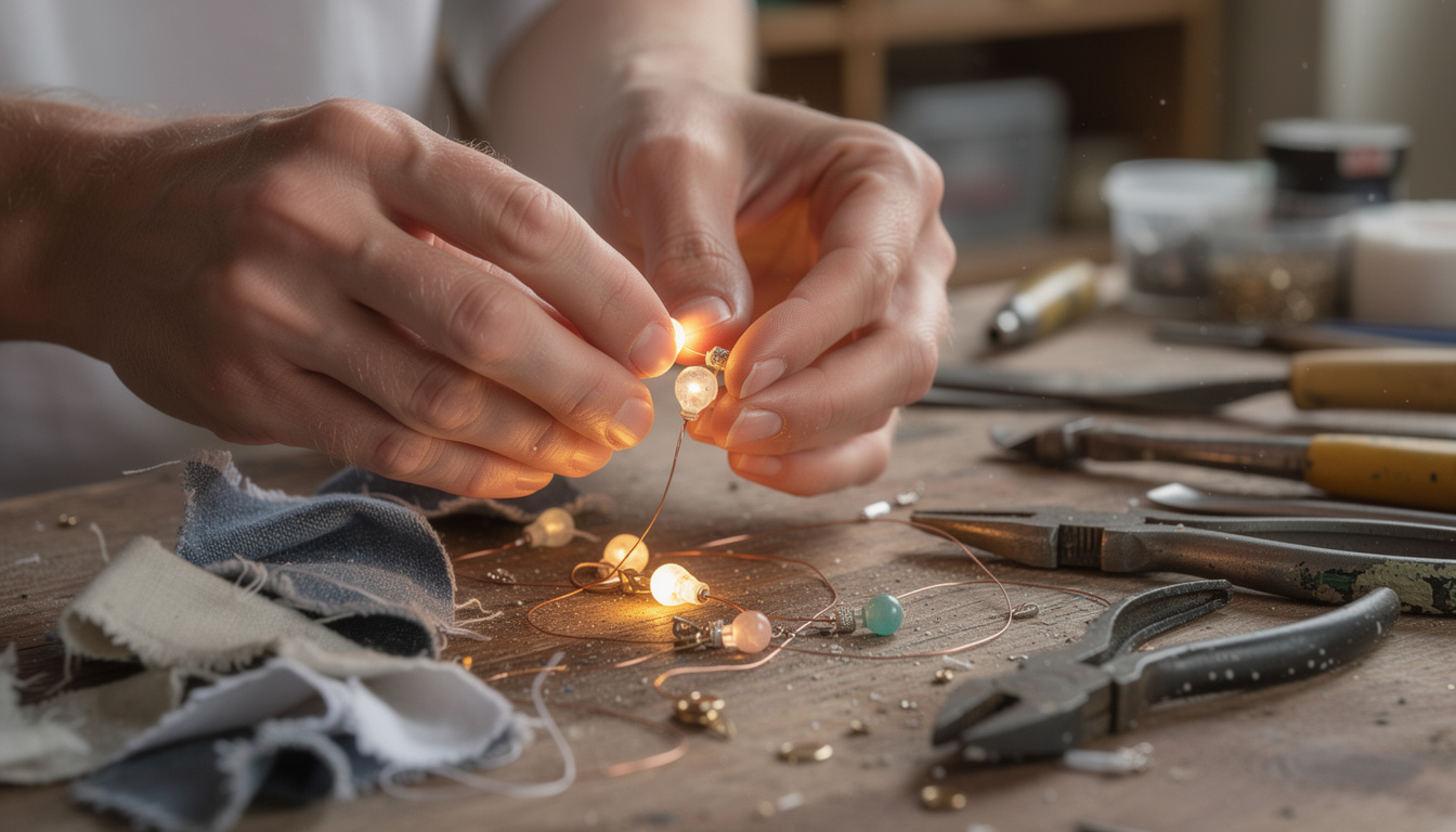 découvrez comment créer facilement vos propres bijoux lumineux diy à la maison grâce à nos astuces et tutoriels simples et créatifs.