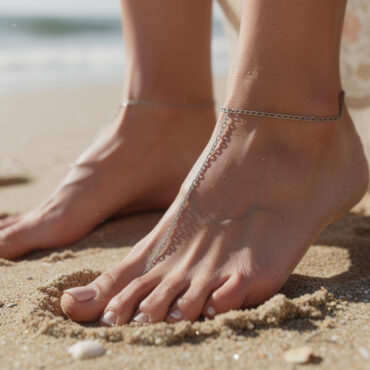 découvrez nos conseils pour porter des chaînes de pied sur la plage avec élégance et confort, sans que cela gêne votre marche.