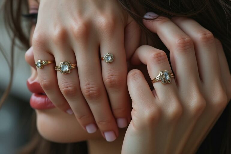 découvrez nos chevalières de petite taille, parfaites pour sublimer les mains fines avec une élégance discrète et raffinée.
