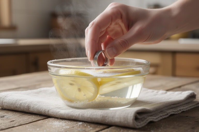 découvrez des méthodes naturelles et efficaces pour nettoyer vos bijoux en argent et leur redonner tout leur éclat sans utiliser de produits chimiques.