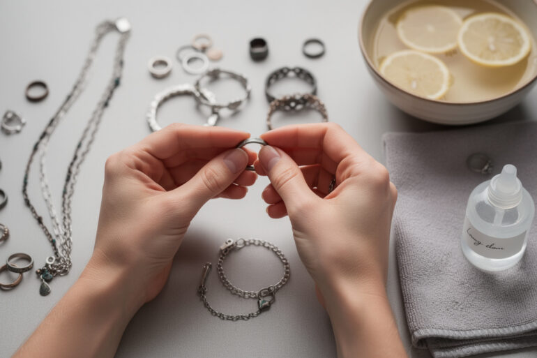 découvrez comment réagir efficacement lorsque vos bijoux s'oxydent et changent de couleur, avec des astuces simples pour les nettoyer et les entretenir.