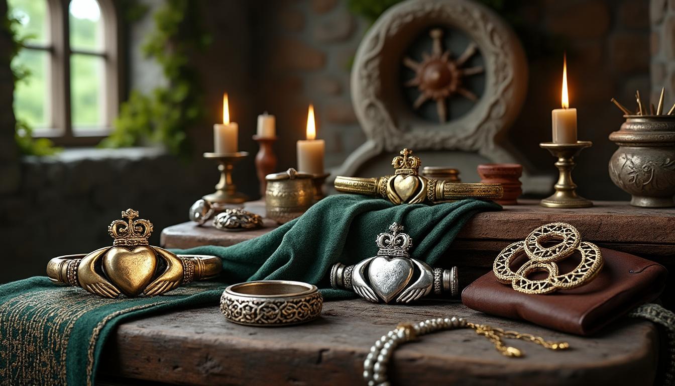 explorez la riche symbolique des bijoux irlandais et découvrez leur signification à travers les siècles dans l'histoire et la culture irlandaise.