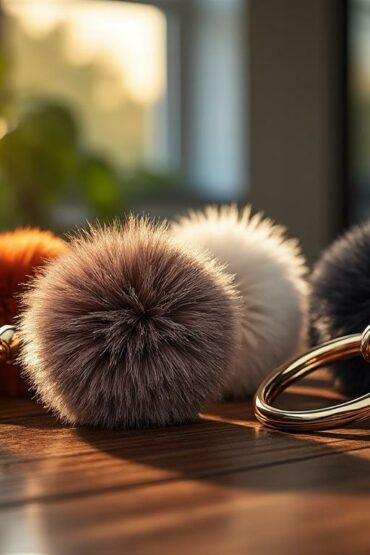 découvrez nos bijoux de sac pompon en cuir, l'accessoire tendance qui apporte une touche d'élégance et de fraîcheur pour transformer votre look au quotidien.