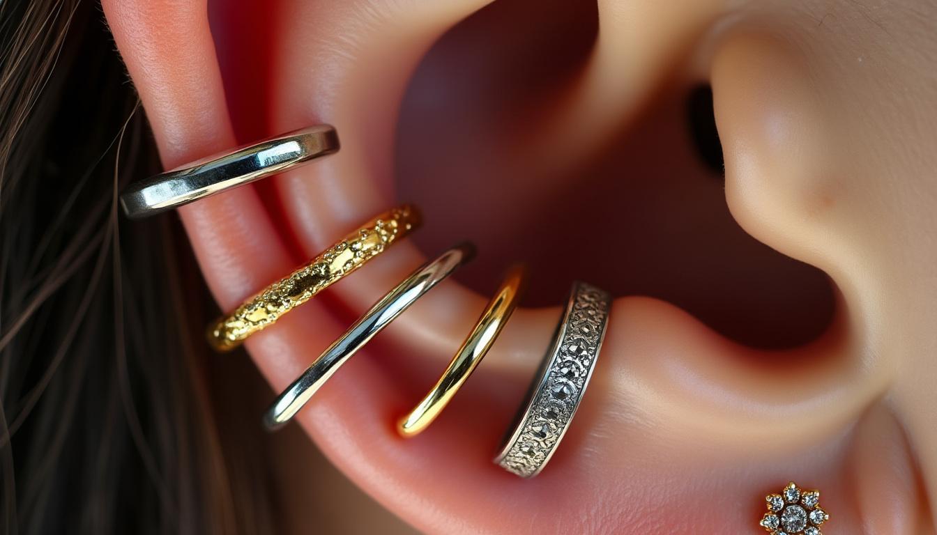 explorez notre collection tendance de bijoux piercing d'oreille conch, alliant style et originalité pour sublimer votre look cette année.