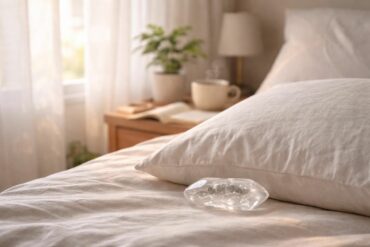 découvrez les bienfaits du cristal de roche placé sous l'oreiller : amélioration du sommeil, relaxation profonde et équilibre énergétique naturel.