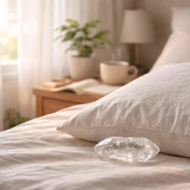 découvrez les bienfaits du cristal de roche placé sous l'oreiller : amélioration du sommeil, relaxation profonde et équilibre énergétique naturel.