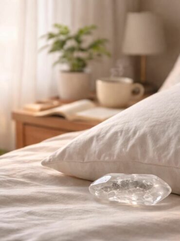 découvrez les bienfaits du cristal de roche placé sous l'oreiller : amélioration du sommeil, relaxation profonde et équilibre énergétique naturel.
