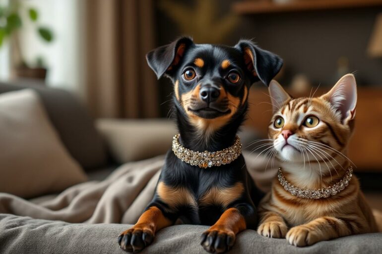 découvrez les bijoux pour animaux, l'accessoire tendance qui illumine la vie de vos compagnons à quatre pattes. offrez-leur une touche d'élégance tout en affirmant leur personnalité !.