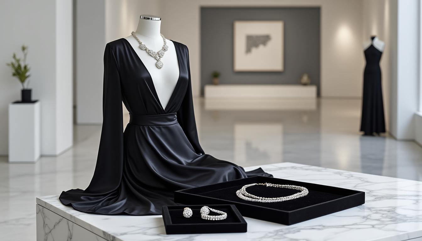découvrez une sélection raffinée des meilleurs bijoux pour sublimer votre robe noire et révéler toute votre élégance en toutes occasions.