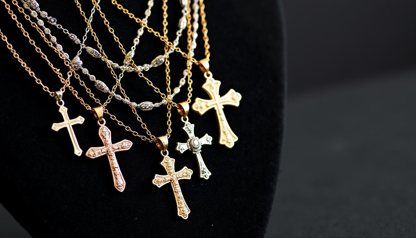 découvrez les bijoux croix pour femme qui font sensation en ce moment ! plongez dans les tendances actuelles et trouvez l'inspiration pour égayer votre style avec des pièces uniques et modernes, à porter en toutes occasions.