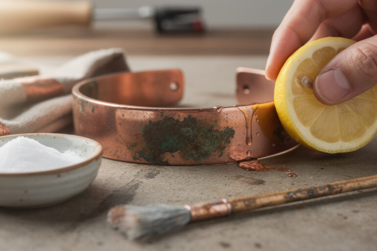 découvrez des méthodes efficaces pour nettoyer un cuivre très oxydé et restaurer l'éclat de vos bijoux en cuivre. des astuces simples et rapides pour redonner vie à vos précieux accessoires.