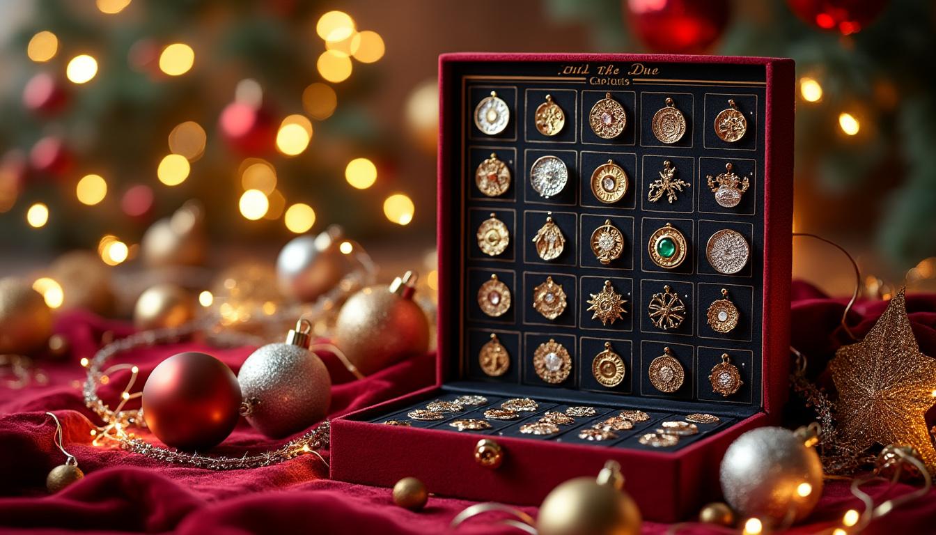 découvrez notre calendrier de l'avent bijoux pour des fêtes étincelantes, avec une surprise scintillante chaque jour jusqu'à noël.