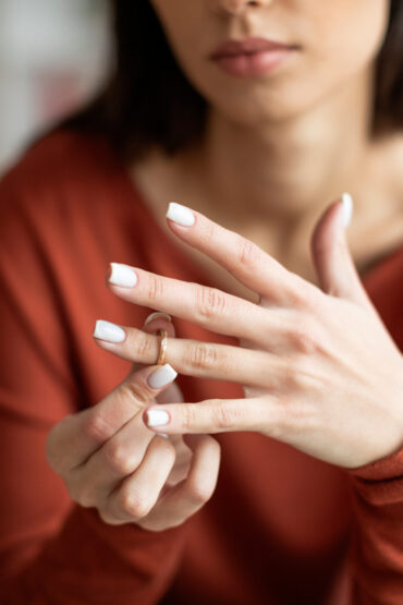 bague coincée
