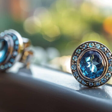 boucles oreilles topaze
