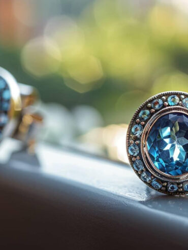 boucles oreilles topaze
